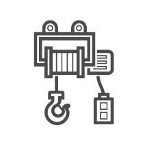 Roof point + Electrical chain hoist