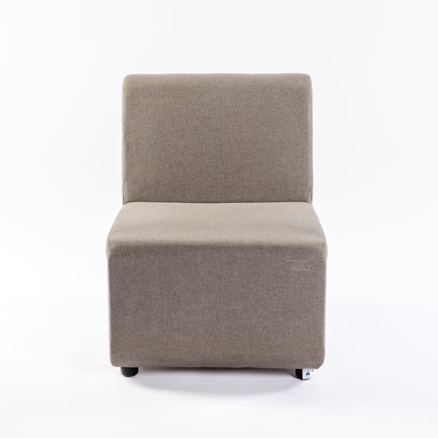 LOUNGE CHAIR GRAY FABRIC