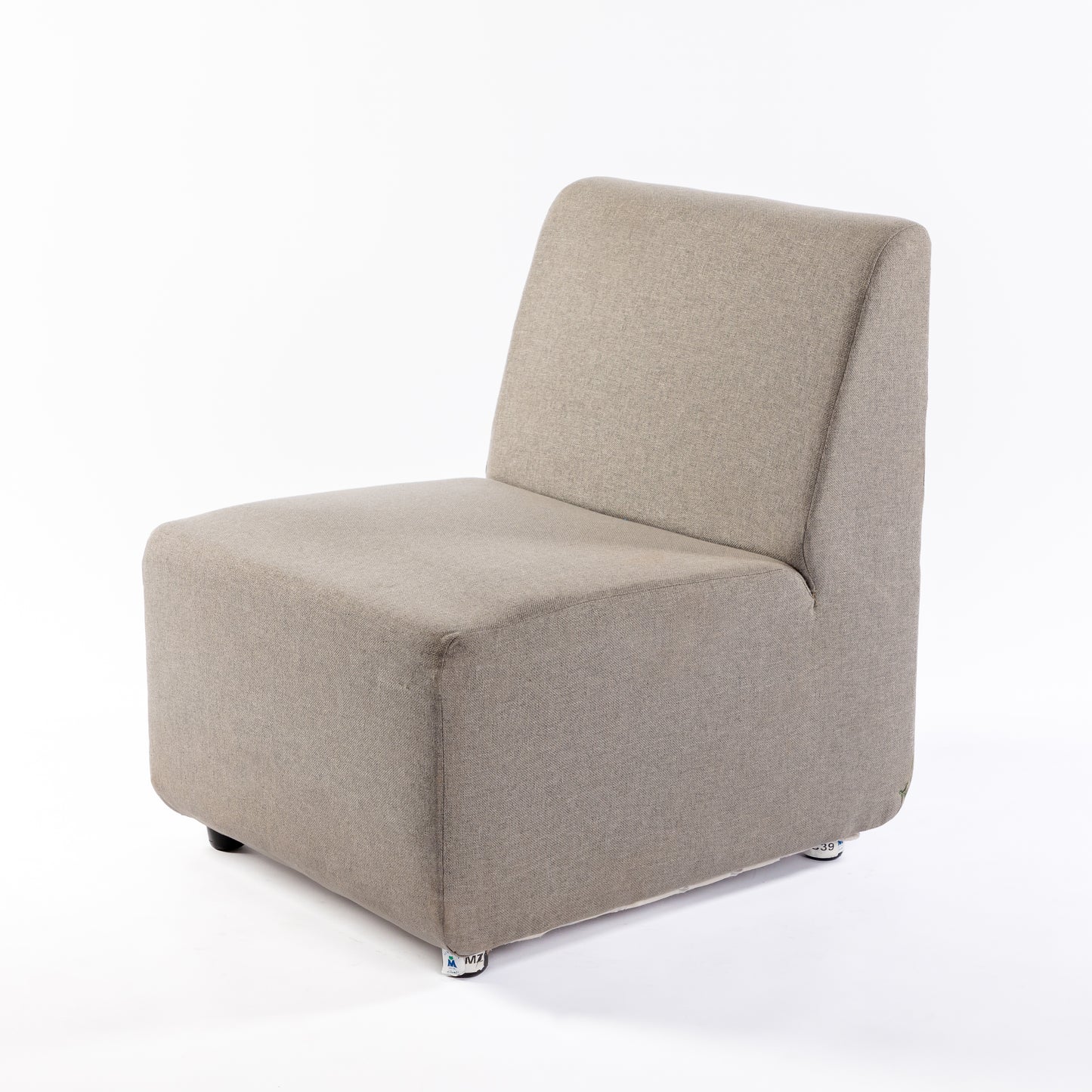 LOUNGE CHAIR GRAY FABRIC