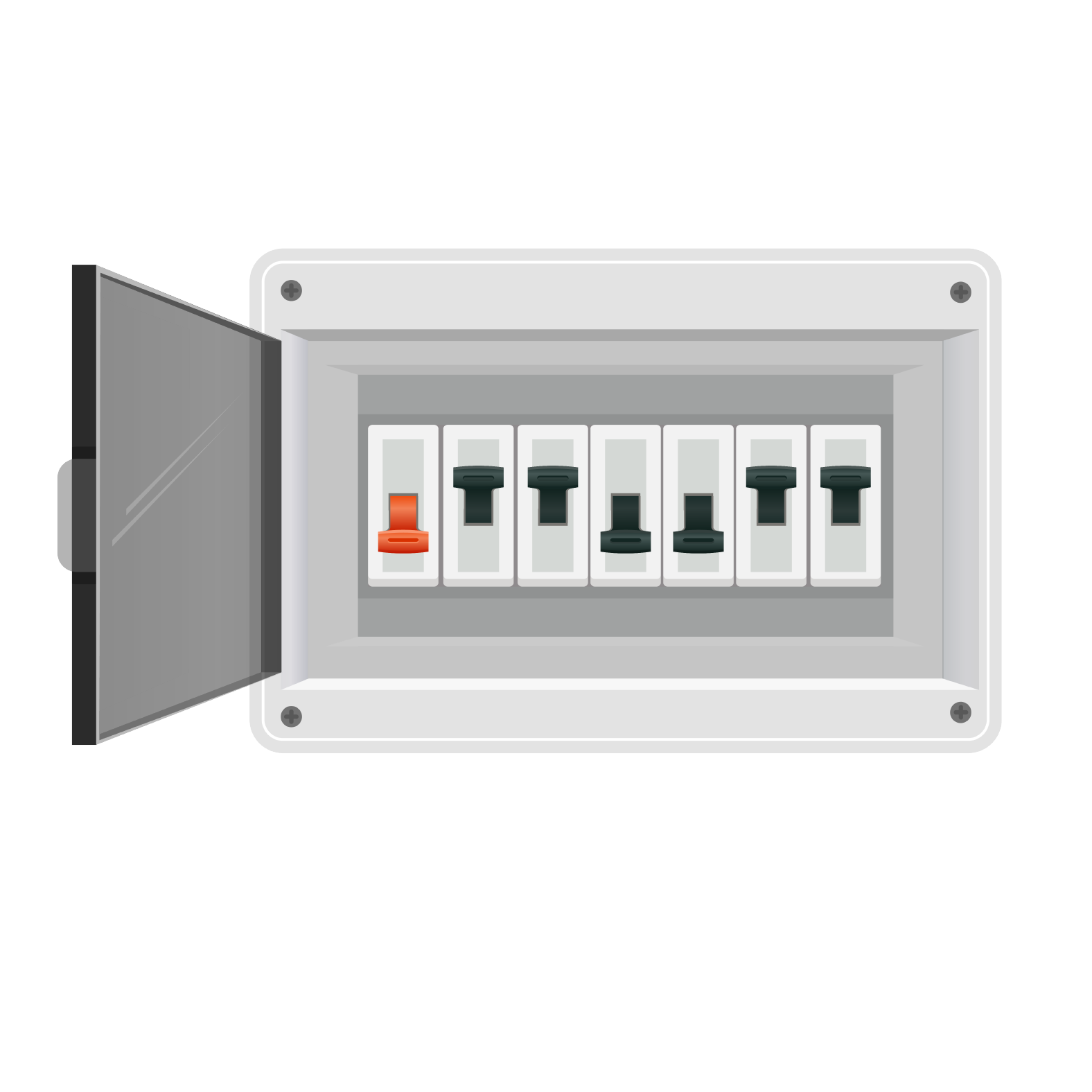 RCD Panel 230V - WHITE – GES - SA